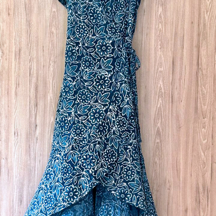 Farah Long Wrap Dress