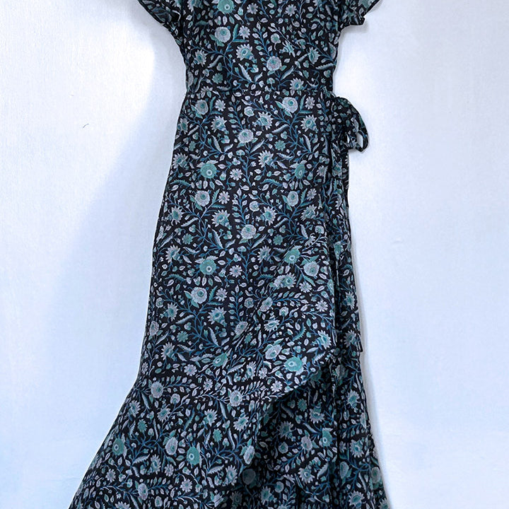 Farah Long Wrap Dress
