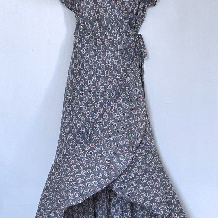 Farah Long Wrap Dress