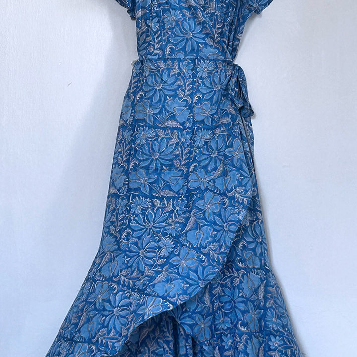 Farah Long Wrap Dress